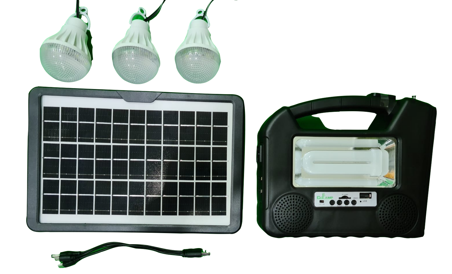 Kit Generador Carga Solar Camping y Emergencia Todo Evento