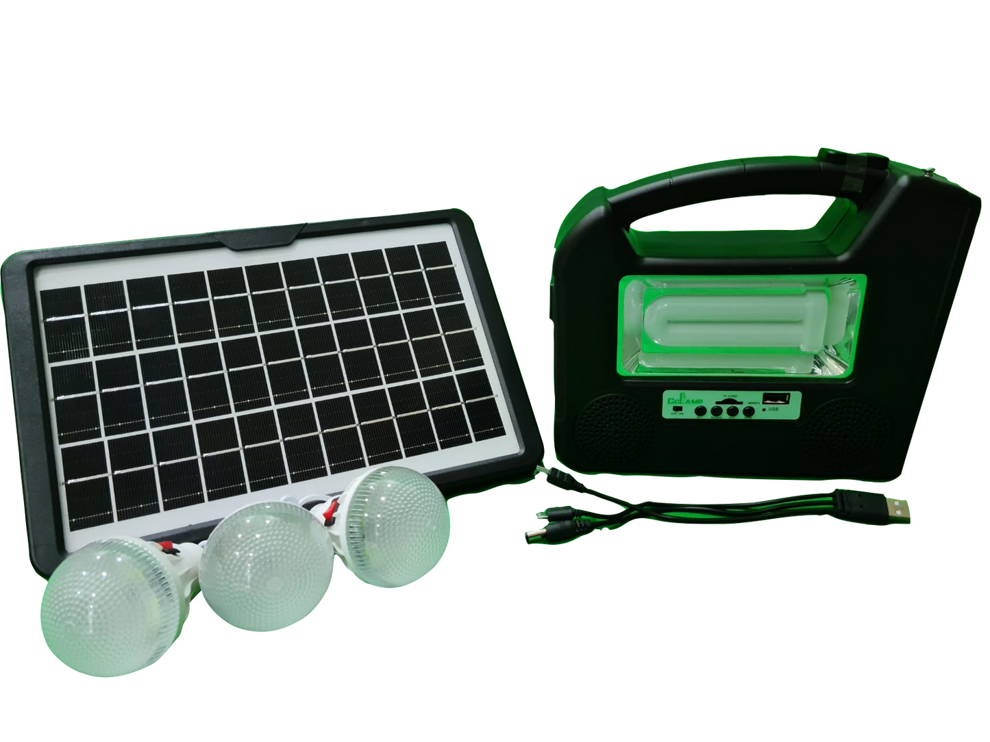 Kit Generador Carga Solar Camping y Emergencia Todo Evento